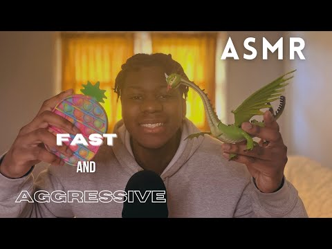 ASMR Fast, Aggressive and Satisfying Sleep Triggers #asmr