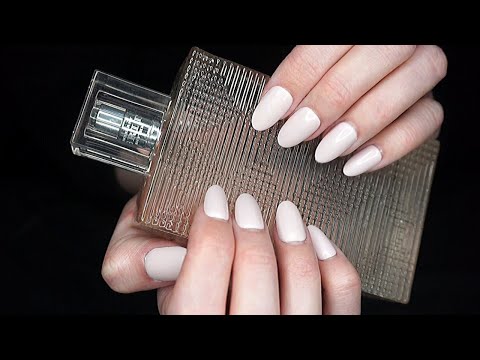 ASMR with Glass Perfume Bottles | Glass Tapping & Scratching (No Talking)