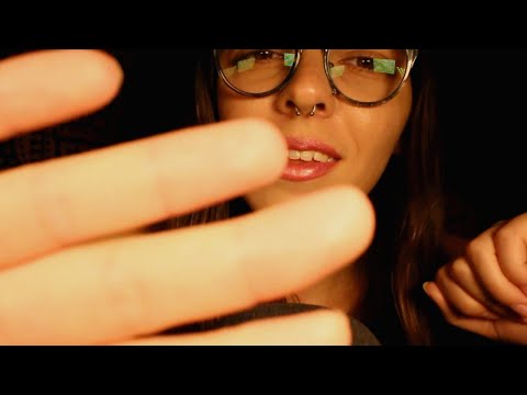 Relaxing Whispered Positive Affirmations ASMR💕 Up Close Hand Movements💖