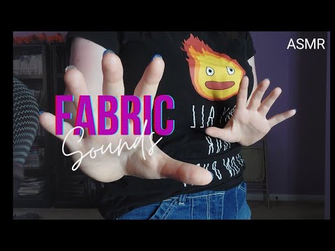 ASMR⚡️fast and aggressive fabric scratching and hand sounds (no talking) lofi 👖