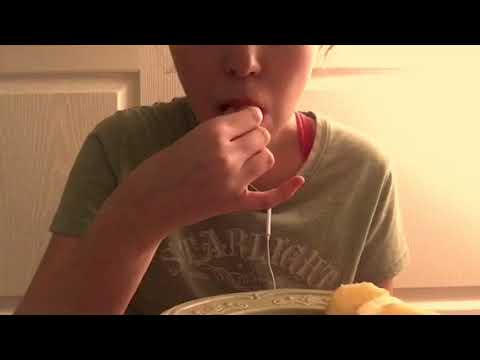 ASMR ~ Eating Caramel Apple Slices // Mouth Sounds & Chewing Sounds