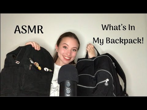 (ASMR) What's In My Backpack