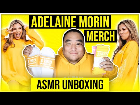 ASMR Adelaine Morin Merch Unboxing | MattyTingles