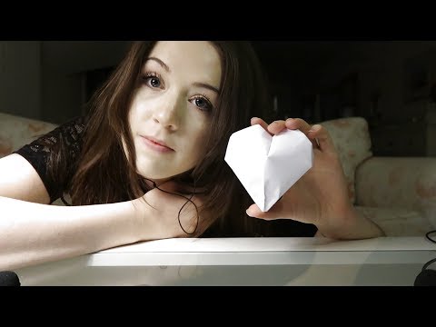 ASMR Origami - Soft spoken, paper crinkling and more