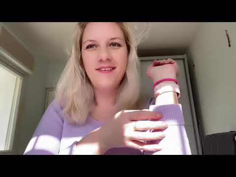 ASMR Scratching Ribbed Fabric & tapping collarbone