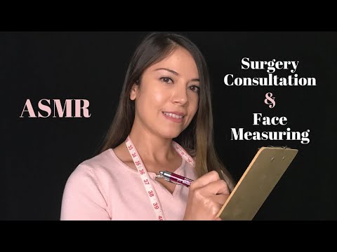 ASMR Face Measuring & Surgery Consultation Role-Play (Personal Attention + Soft Spoken + Writing)