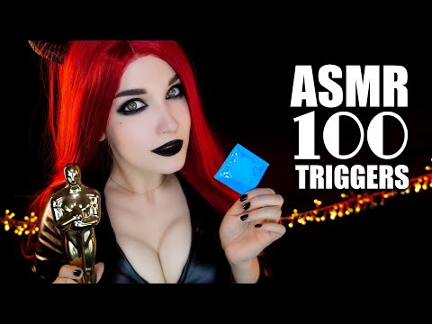 🔥 ASMR 100 FAST TRIGGERS in 9 minutes 😈 АСМР 100 БЫСТРЫХ ТРИГГЕРОВ за 9 МИНУТ