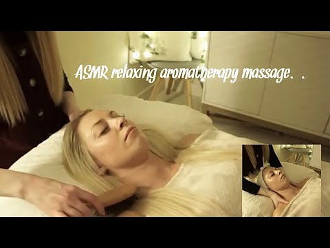 ASMR Beautifully relaxing face, neck & shoulder massage | Hair & Scalp brushing |soft spoken & music