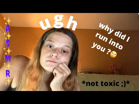 ASMR roleplay running into your toxic old friend - soft spoken whispers 🗣
