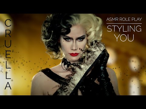 ASMR | CRUELLA "STYLING YOU" ROLE PLAY | Close-Up Breathy Whispers | Isabel imagination