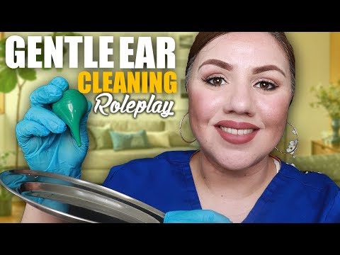 ASMR Gentle Ear Irrigation and Ear cleaning Roleplay