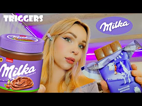 ASMR 60 triggers in 30 seconds | MILKA triggers