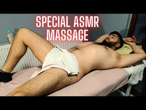 ASMR GUY FULLBODY STRETCHER MASSAGE-Chest,leg,foot,abdominal,arm