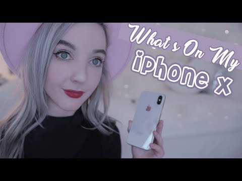 WHAT'S ON MY IPHONE X ♥