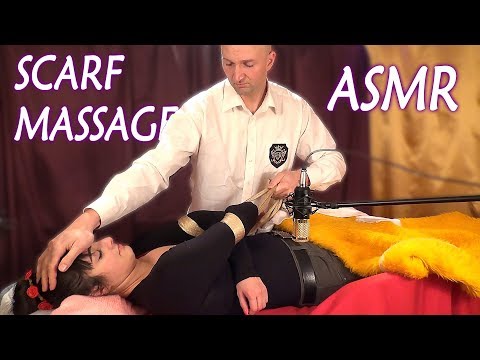 Relaxing Scarf Massage ASMR | No Talking