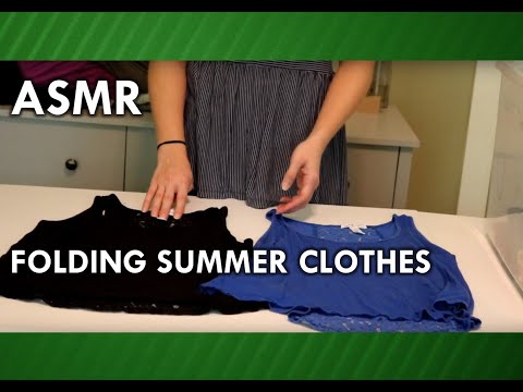 ASMR - Clothing Folding Ramble II