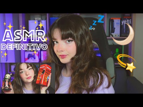 💜[ASMR] TE ACOMPAÑO hasta que te DUERMAS - triggers, mouthsounds, fast tapping... BEST ASMR🌘