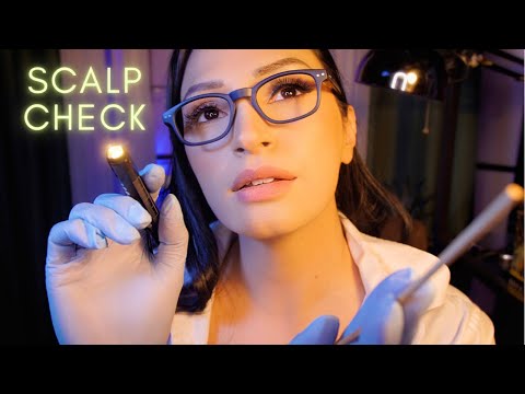ASMR Scalp Examination and Treatment | Relaxing Scalp Inspection and Hair Play