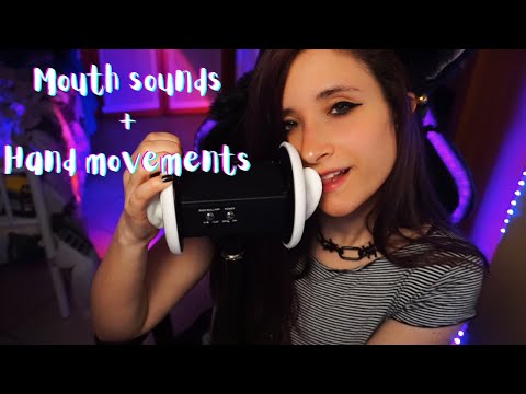 ASMR | Lots of MOUTH SOUNDS + HAND MOVEMENTS for YOU 💗