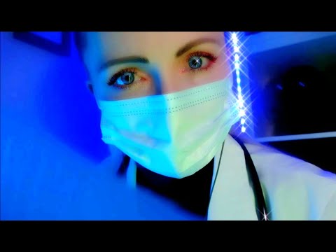 ASMR Doctor Treatment and Medical Examination Roleplay (Ear Cleaning, Eye Light Test, Gloves, Dap)