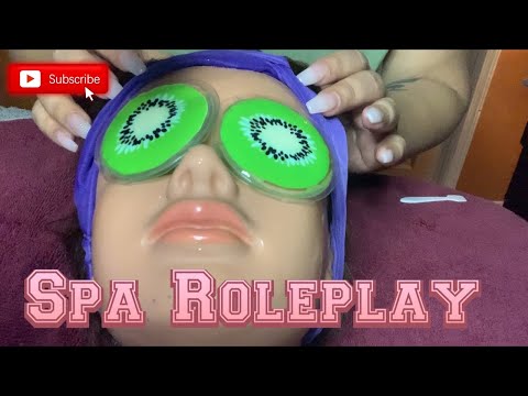 ASMR| Spa Roleplay| Brushing, water sounds, tapping, whispering & lots of tingles 🧖🏻‍♀️