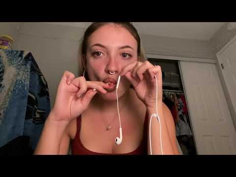 ASMR Eating & Sucking Lollipop W/ Hand Sounds & Positive Affirmations
