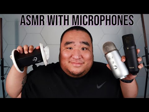 Making ASMR with Microphones! (Tapping, Scratching, Left to Right)