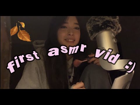my first time ever trying asmr..