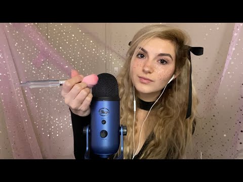 ASMR Comforting You With Positive Affirmations, Close Up Whispers & Mic Brushing