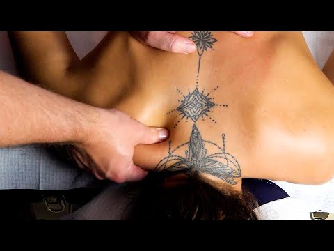 ASMR Deep Tissue Massage - Releasing 10 Years Of Stress! [No Talking][No Music]