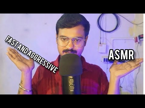 ASMR Fast And Aggressive Triggers to help you sleep