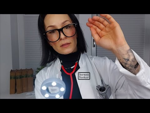 An *ASMR* german Doctor examines you, so that you start the new year healthy
