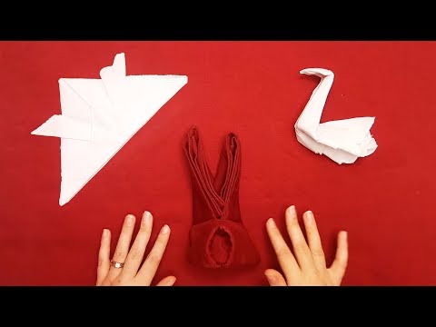 Chill Out as We Learn Three Elegant Napkin Folds ASMR Role Play