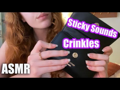 ASMR - Sticky Purse & Crinkle Sounds