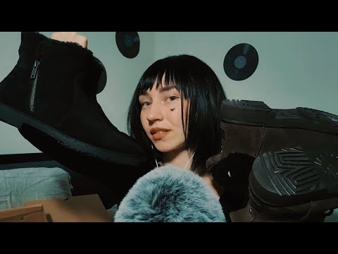 ASMR Ugg boots collection (tapping, scratching sounds)