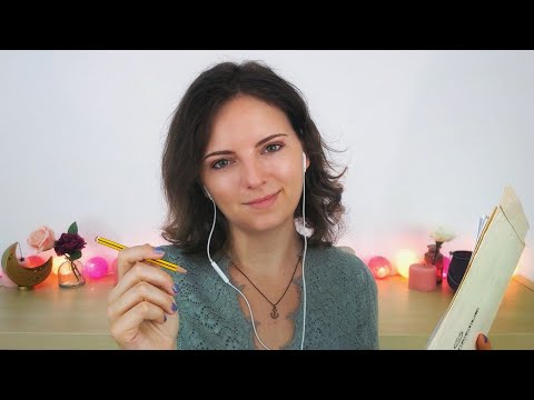 ASMR | Asking You Questions [Soft Spoken & Writing Sounds] ✏️