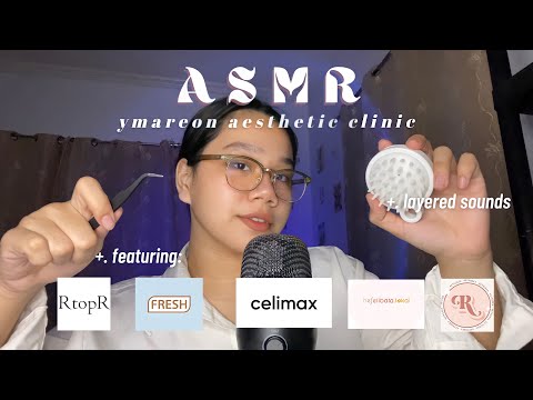 ASMR | Aesthetic Clinic Appointment w/ Ymareon[ Skin Care, Facial, Visual Triggers ] 🇵🇭