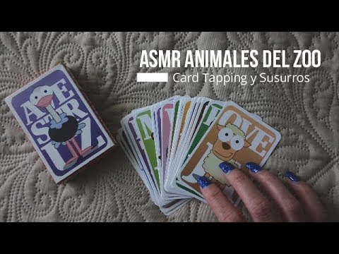 ASMR Card Tapping y Susurros Animales del Zoo / Nadira ASMR