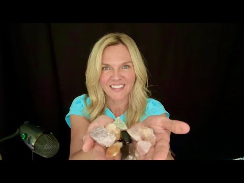ASMR Crystal Collection:  Rock Tumbling and Metaphysical Symbolism of Gemstones.