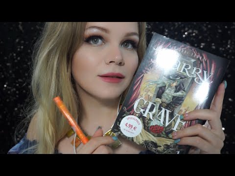 Asmr | Reading a Manga Book for You | Ear to Ear Whispering | Tracing