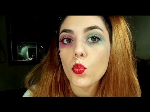 ASMR ESPAÑOL (Argentina) Hablando de maquillaje mientras me maquillo  (inspirado en Harley Quinn)