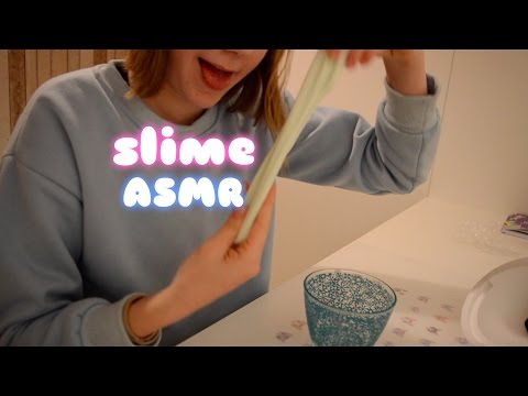 ASMR: slime sounds~whispering