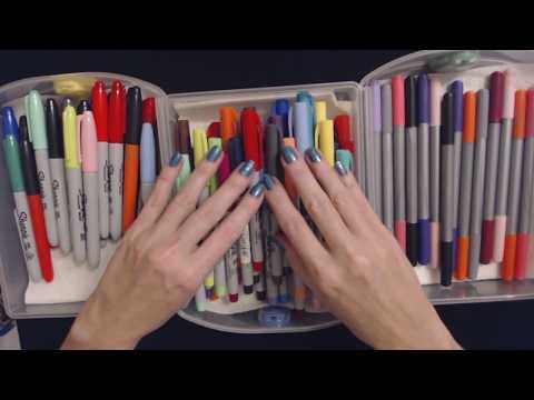 ASMR Request ~ Handling & Sorting Magic Markers (Whisper Intro)