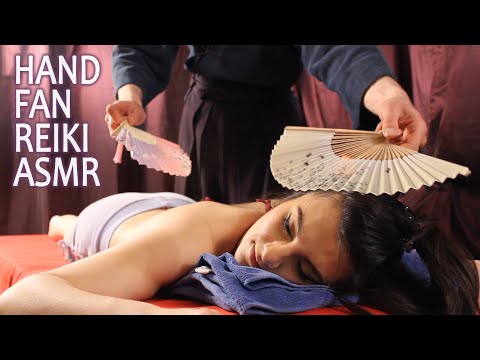 ASMR For Sleep, Hand Fan, Reiki, Energy Cleansing