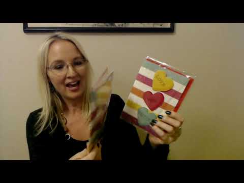 ASMR | Crinkly Valentine's Day Cards Show & Tell + GIVEAWAY!