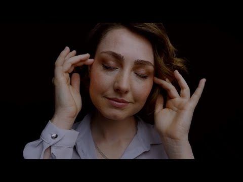 ASMR - This video will get rid of your headache/migraine (DARK SCREEN for sleep)