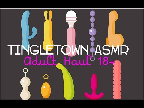 ASMR Adult haul 18+ w/ crinkles & tapping