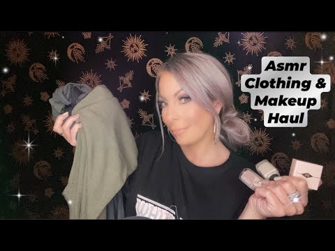 ASMR HUGE High End Makeup & Clothing Haul (Talentless ect) Clicky Close Whispering