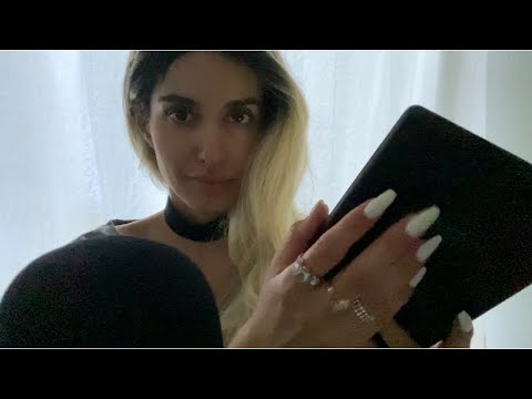 ASMR Whispering Trivia Questions and Answers with Tapping and Tongue Clicks