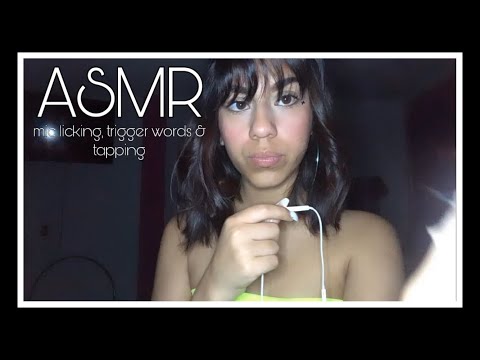 ASMR| MIC LICKING AND TRIGGER WORDS